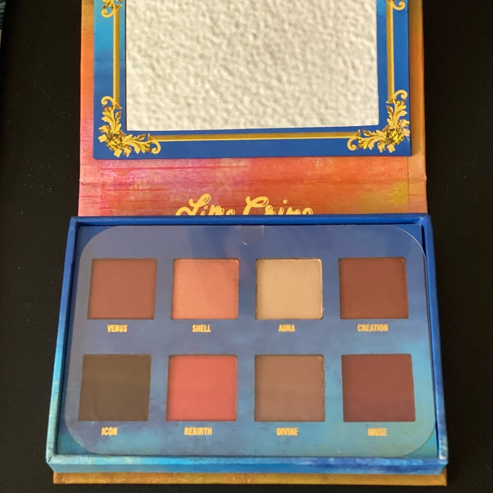 Lime Crime Venus Palette with Blue and Gold Design
